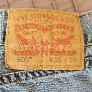 Levi's 505 Blue Denim Jeans